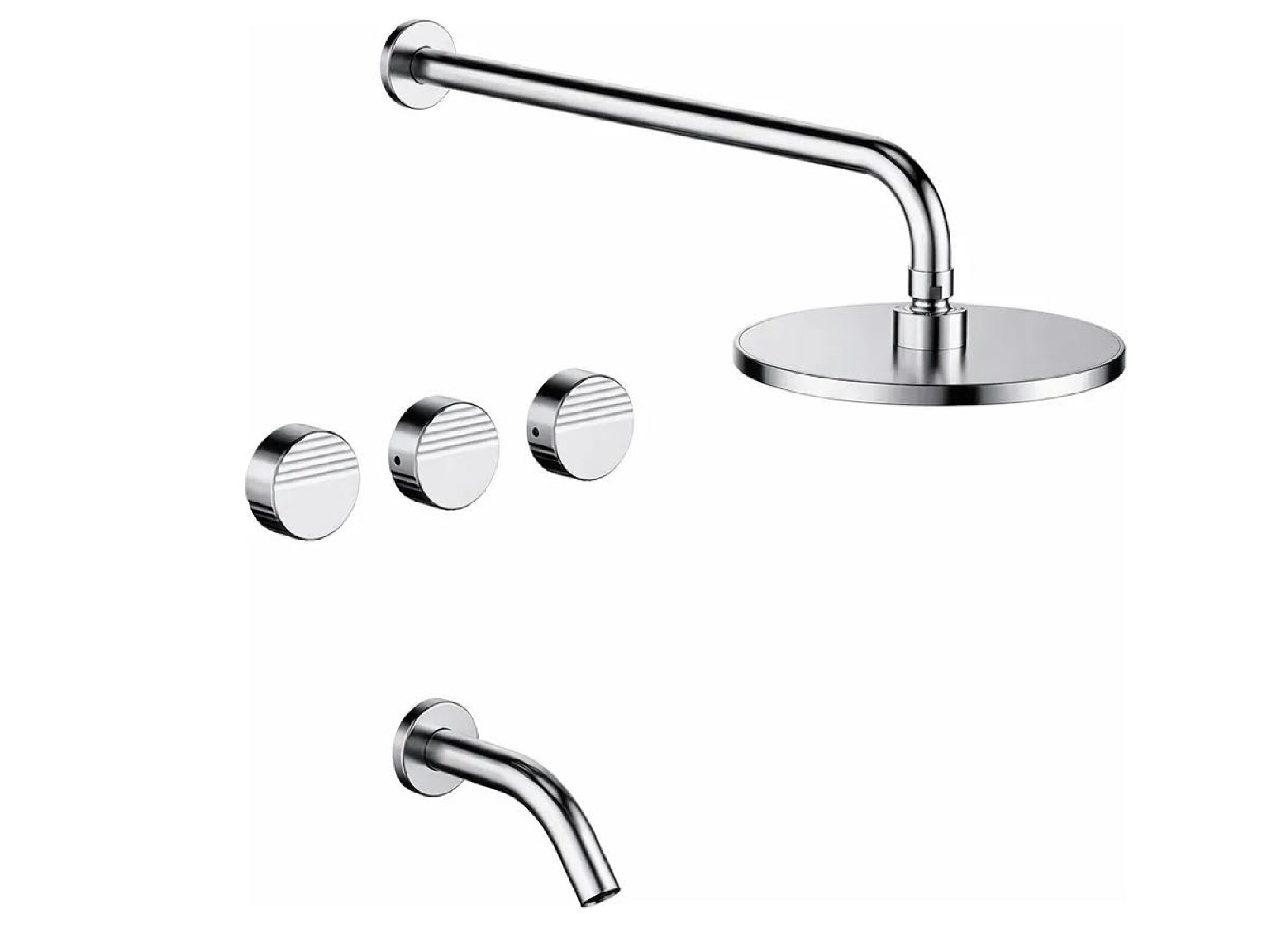 Griferia Ducha Fv Grip 0103/l8 Bañera