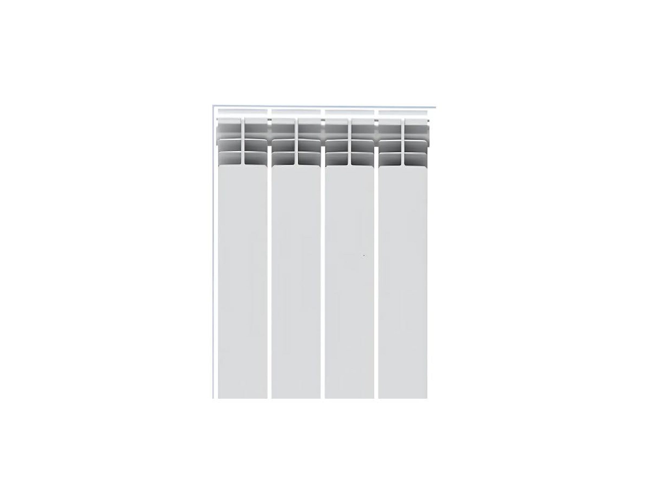 Peisa Radiador Gamma 500 Blanco 4 Elementos