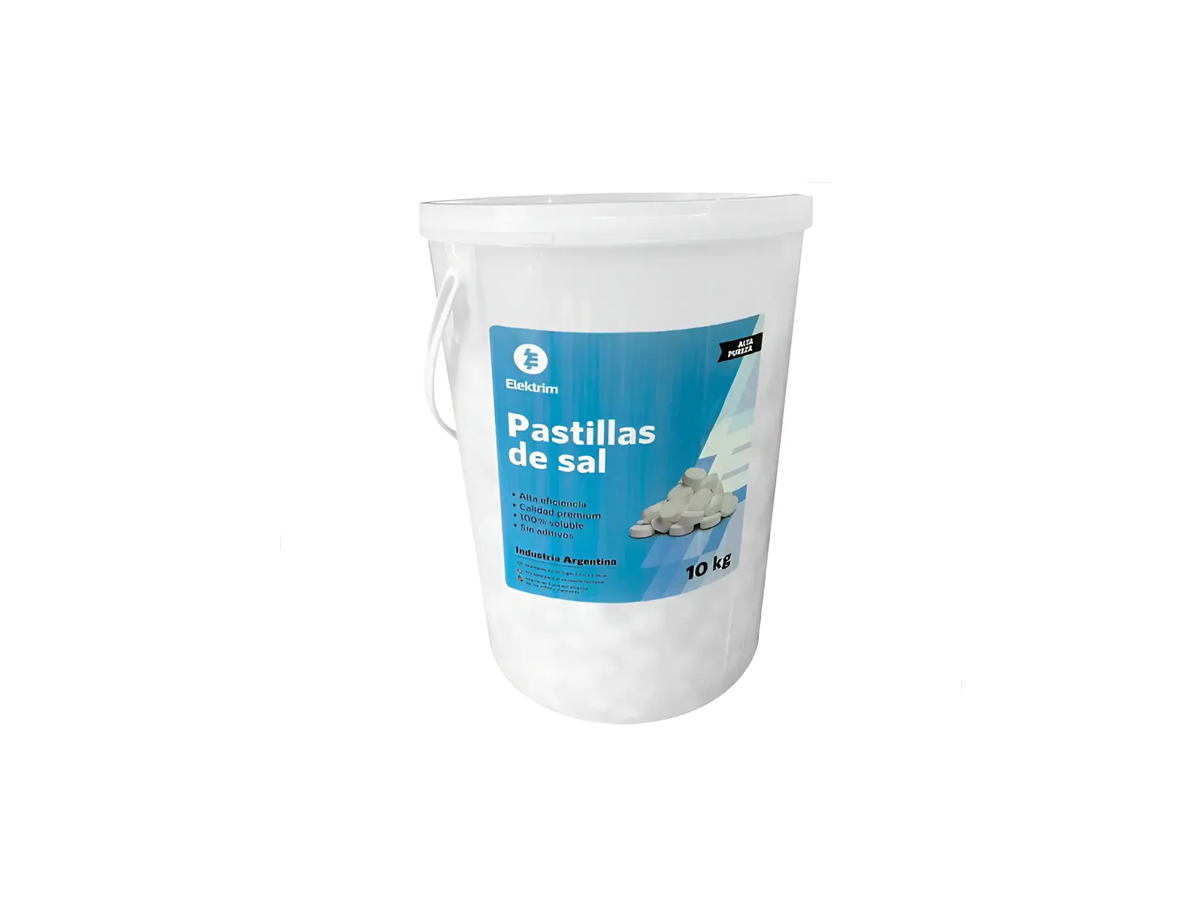 Pastillas De Sal Elektrim x10 kg Para Ablandador De Agua